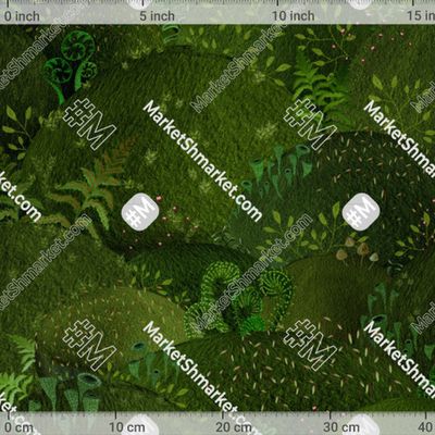 Весенний мох зеленый by Gora-pattern 261 DPI