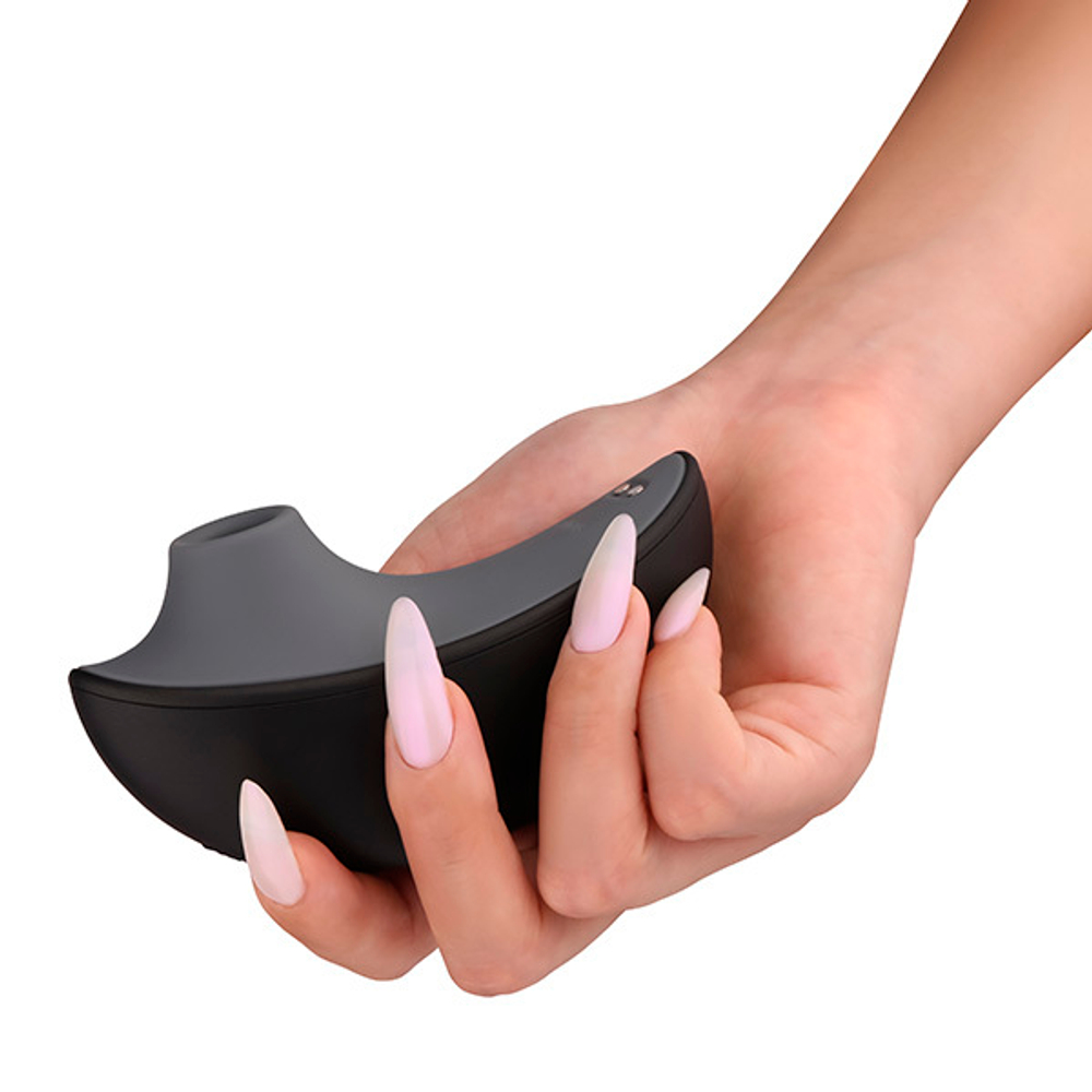 Черный вакуум-волновой стимулятор с проекцией звёздного неба Svakom Pulse Galaxie Stimulator with Starlight Projector SA296A-MB