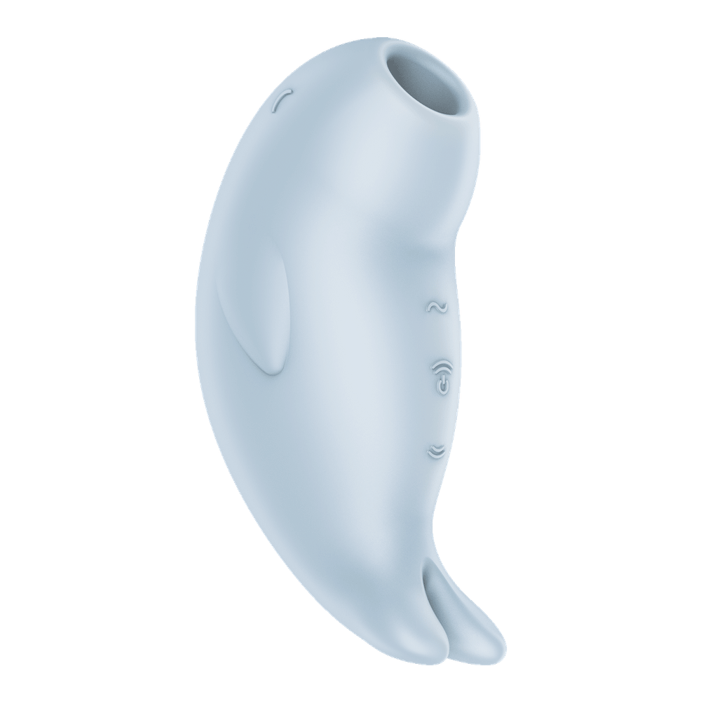 Вакуумный стимулятор клитора Satisfyer Seal you soon, голубой