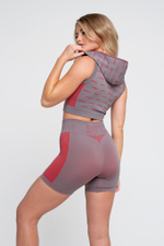 Кроп-топ бесшовный на молнии