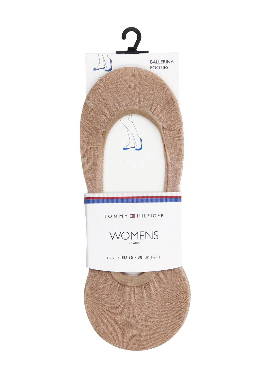 носки/носки-следы 2 pack Tommy Hilfiger - бежевый(353006001)