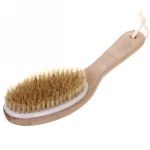 Щетка массажная для тела «Ultramarine - Пробуждение», жесткая, Длина щетки 25см, ширина 7см, щетина 1,5см (лейбл)(мягкая)