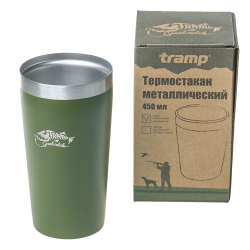 Tramp термостакан металлический TRC-102 450 мл (оливковый)