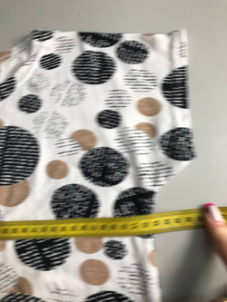 Футболка с принтом, визуально 46/48 размер