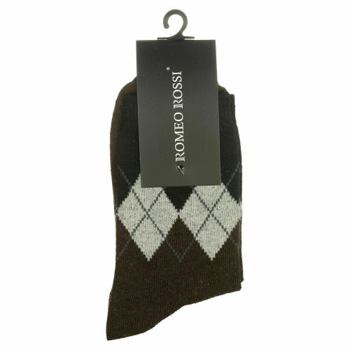 Мужские носки темно-синие ROMEO ROSSI с шерстью 8045-9