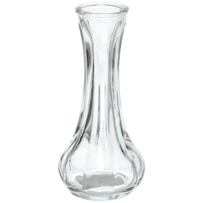 Ваза стеклянная «Муза» 4*16см прозрачная