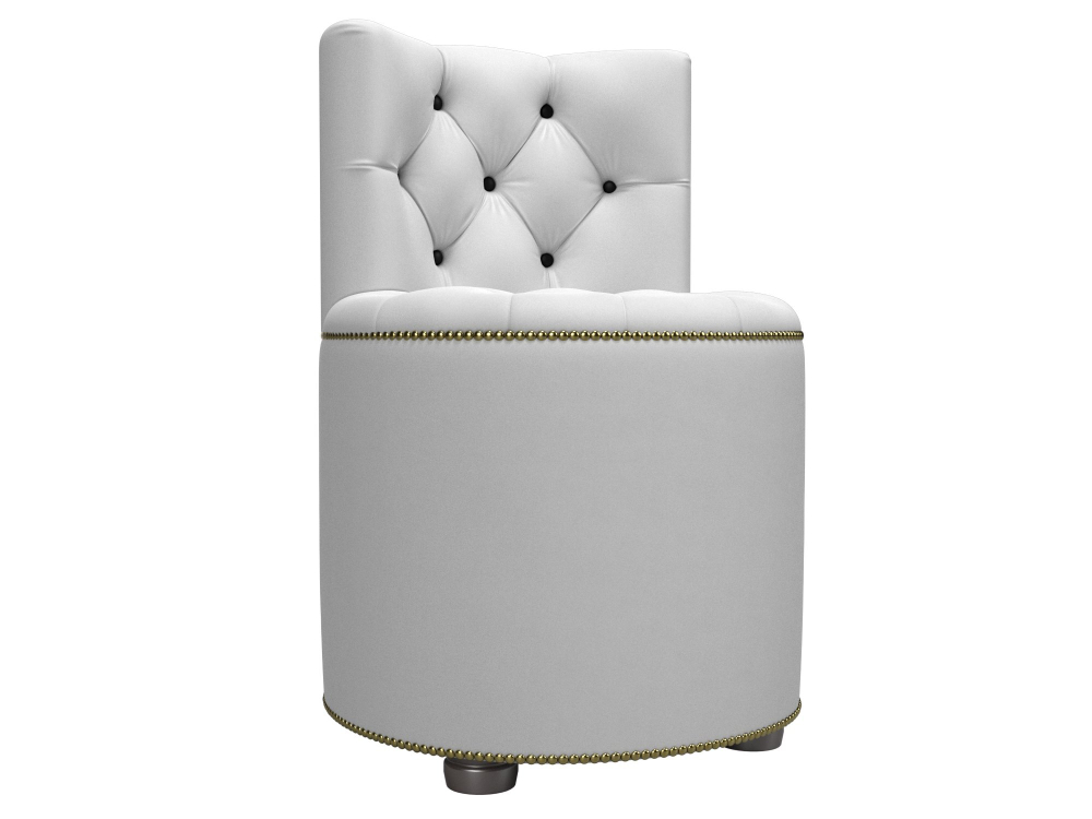 Пуф Саваж, Белый, Экокожа, 29302