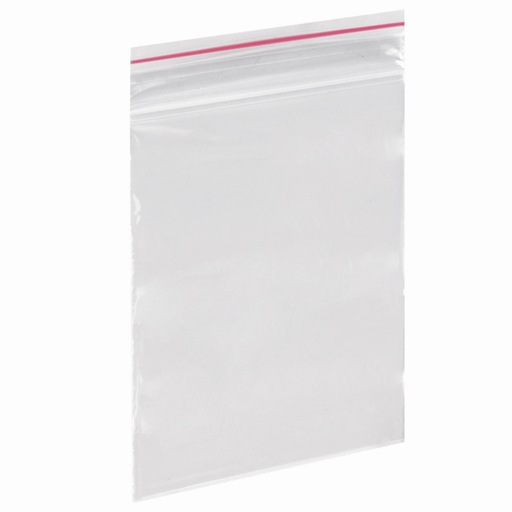 Пакеты с замком ZIP LOCK "зиплок" комплект 100 шт. 60х80 мм ПВД толщина 35 микрон BRAUBERG (20 штук в упаковке)