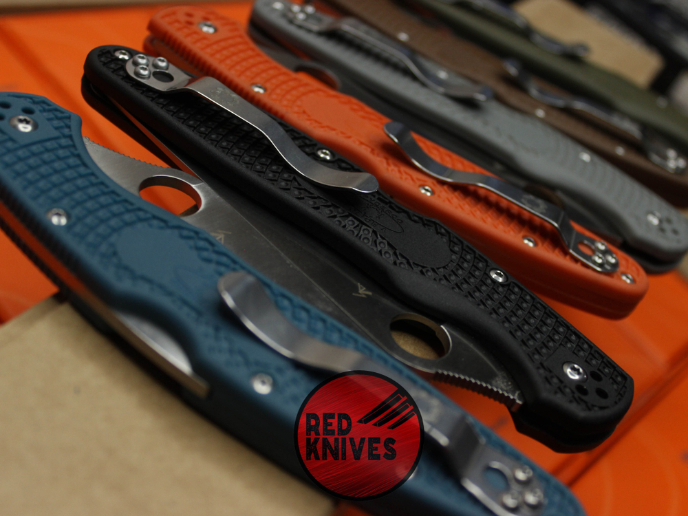 Нож Spyderco Police LTW - рукоять оранж A+++