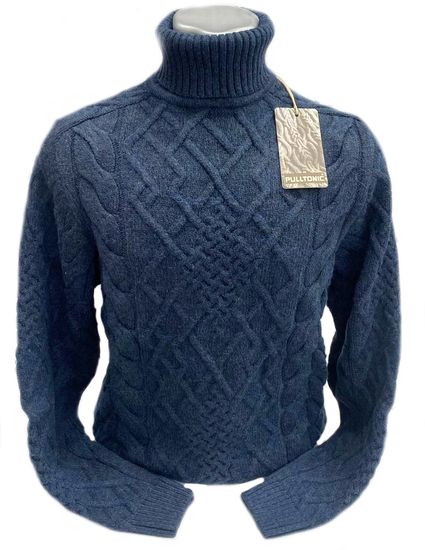 Pulltonic из шерсти и кашемира "Арабески". Размеры 48-52