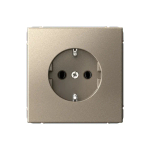 ARTGALLERY РОЗЕТКА с заземлением, 16А, механизм, быстрозажим. клем., ШАМПАНЬ