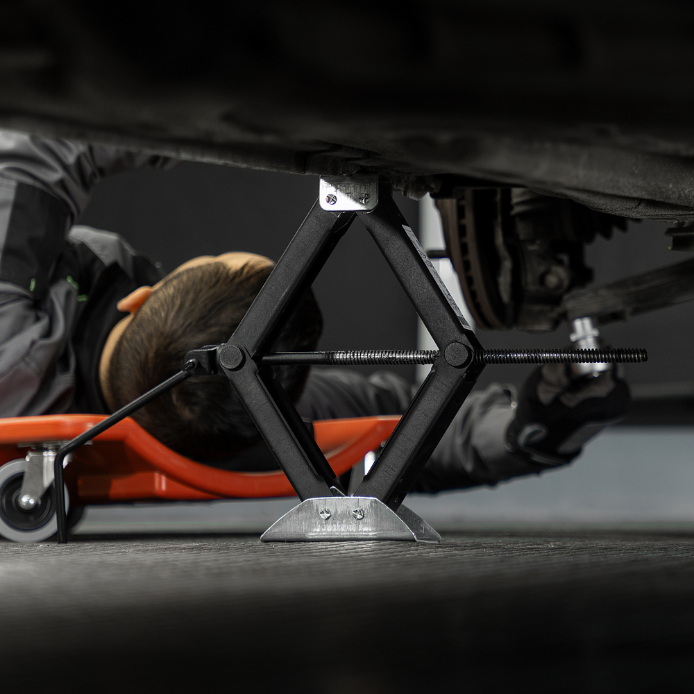 Домкрат ромбический винтовой универсальный ТУ 5.16-469-0213-04, 1.2 т, 75-345 мм