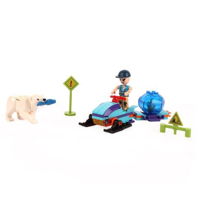 Конструктор блочный Аусини Арктика 59дет., коробка 29312