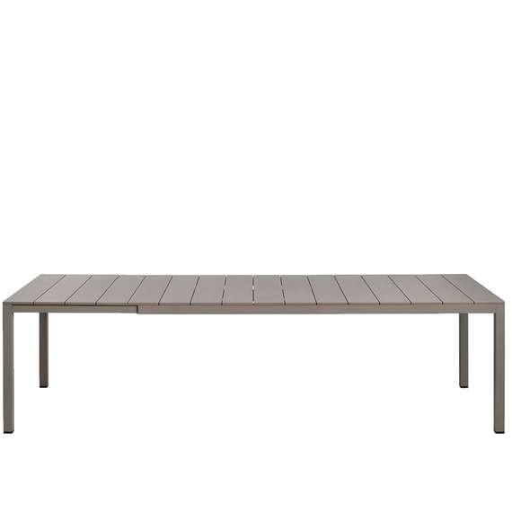 Стол металлический раздвижной Rio Alu, 210-280х100 см, тортора