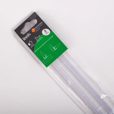 Уплотнители д/душевой кабины, F-образные, ПВХ,стекло 4мм, 2шт. 965S4F01DZ