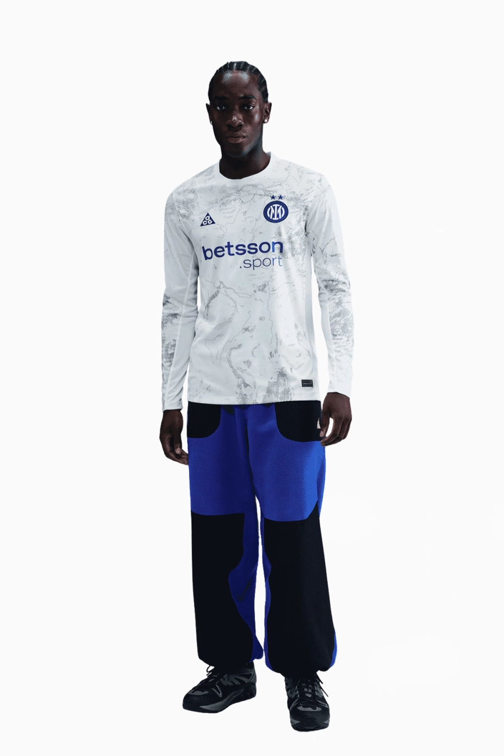 Футболка с длинными рукавами Nike Inter Milan x ACG 25/26 Goalkeeper Stadium - белый