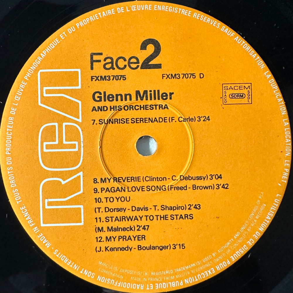 Glenn Miller And His Orchestra ‎– Glenn Miller And His Orchestra 3LP (Франция)