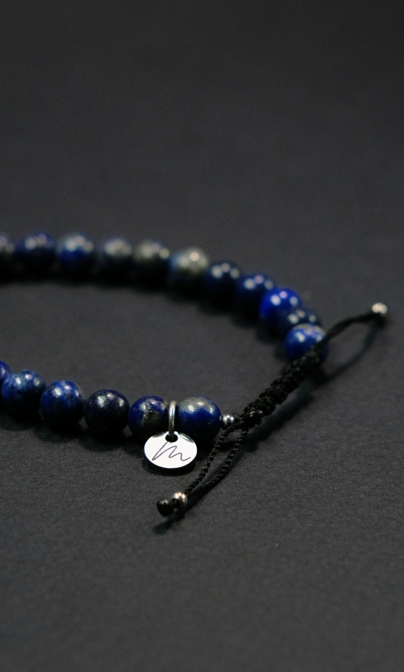 Браслет "Memo about Wealth" шамбала из лазурита