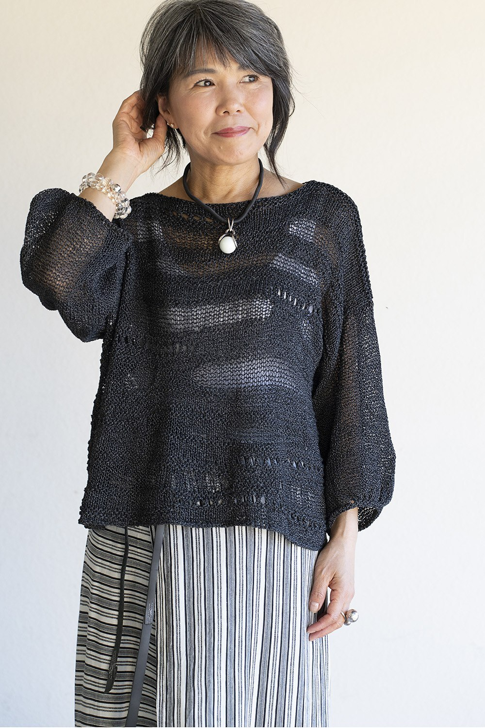 Пуловер спицами "Doodles"