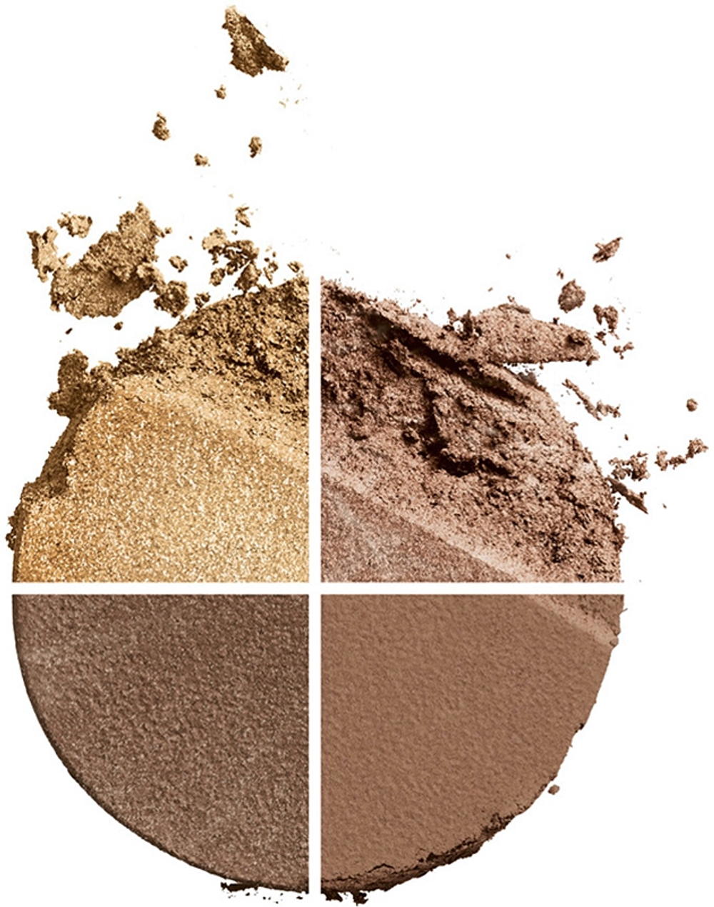 Clarins Ombre 4 Colour Eye Palette - Палетка теней для век для долговременного эффекта оттенок 04 - Brown Sugar Gradation, 4 g