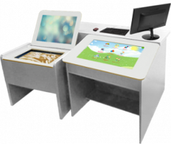 Профессиональный стол психолога ШКОЛА ПРОФ ++ (с ноутб.)