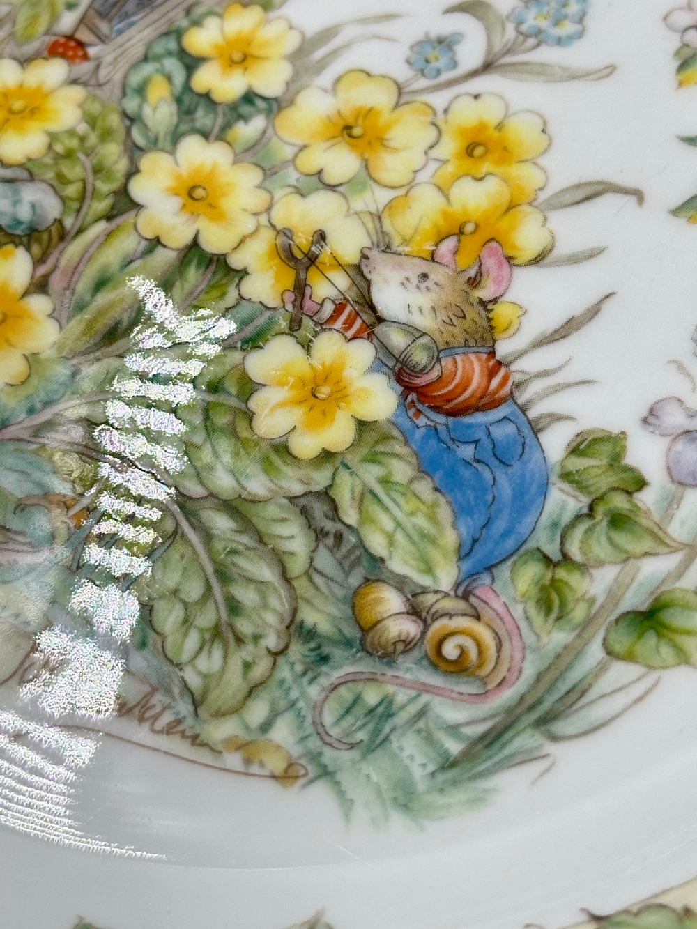 Тарелка Ежевичная Поляна - Весна Brambly Hedge, Royal Doulton