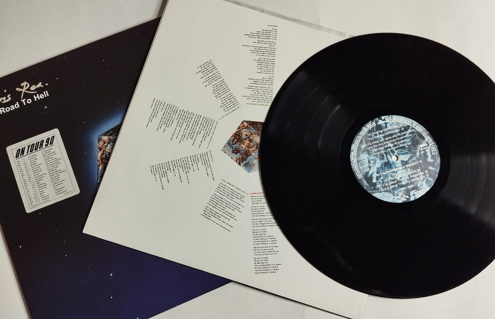 Винтажная виниловая пластинка LP Chris Rea The Road To Hell (Germany 1989) (EX)