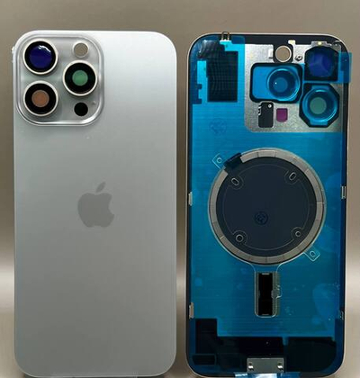 Крышка iPhone 16 Pro Natural Titanium/ Натуральный Титан ориг