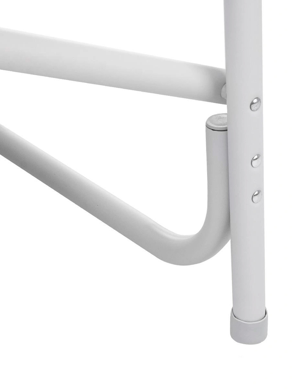 Кресло раскладное Nisus с откидывающим столиком.140кг, карман (алюм. д25) зеленый ромб/серый (N-DC-95200T-K-GG)