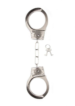 Металлические наручники с ключиками Handcuffs (Цвет: серебристый)