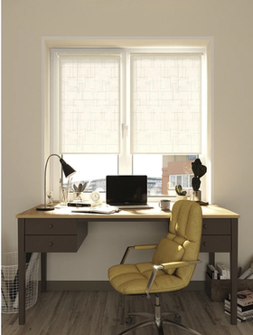 Рулонная штора Blackout LEGRAND Акцент мини, 42.5х175 см, бежевый