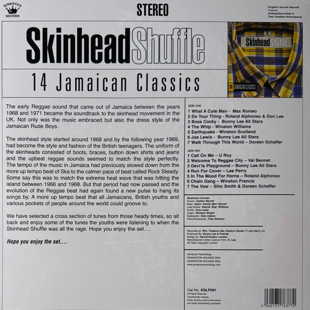 Сборник Skinhead Shuffle (Англия 2024г.)