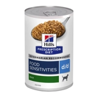 Ветеринарный влажный корм для собак Hill's Prescription Diet d/d, при пищевых аллергиях, с уткой