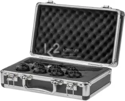 Патрон резьбонарезной КМ2 с резьбой с набором головок предохранительных М3-М12 из 7 шт., тип GT12 DIN371/376