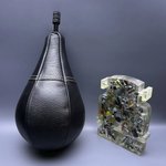 Набивная груша (черная) с усиленной оксидированной шпилькой