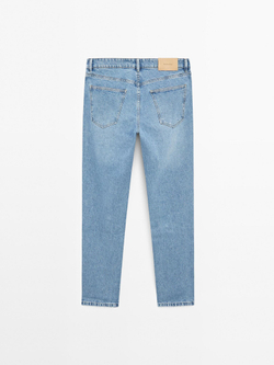 Massimo Dutti Джинсы Slim Fit, синий