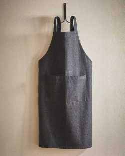 ZARA HOME ДЛИННЫЙ ДЖИНСОВЫЙ ФАРТУК, СИНИЙ