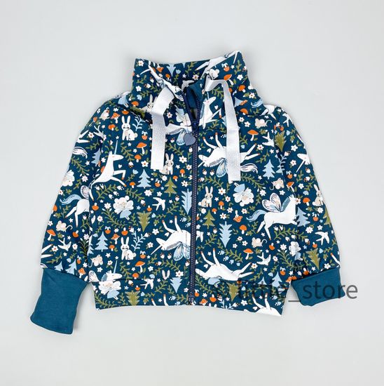 Толстовка из футера с начесом "Лесная фея"