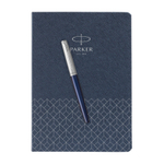 Подарочный набор: Ручка перьевая Parker Jotter + ежедневник, синий