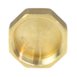 Заглушка латунь Ду 15 (1/2") ВР LD LD.65.504.15