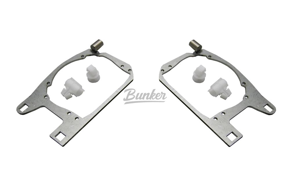Переходные рамки Audi Q3 8U дорестайлинг 2011-2014 Автокорректор ZKW, под линзы Hella 3R, 5R
