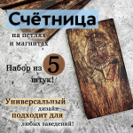 Счётница для кафе на магнитах