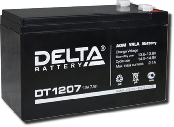 Аккумуляторная батарея Delta DT 1207