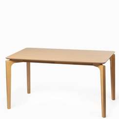 Обеденный стол Mailes 140х80 см, шпон ясеня