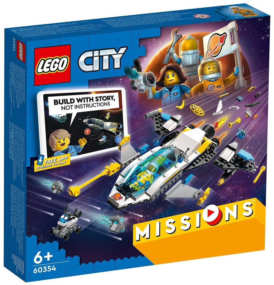 Конструктор LEGO City 60354 Космическая экспедиция для исследования Марса