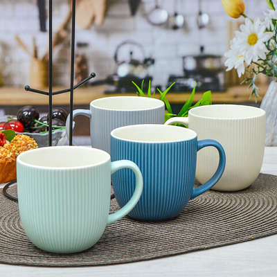 Набор кружек 4шт 380мл на подставке, 202378