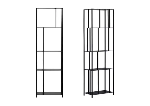 Стеллаж Stripe 50*167*30 см (черный)