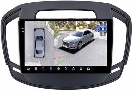 Магнитола для Opel Insignia 2013-2015 - FarCar BX378M-360 монитор 9.5" 2K QLED на Android 13, 6Гб+128Гб, CarPlay, 4G SIM-слот, 4 камеры в комплекте
