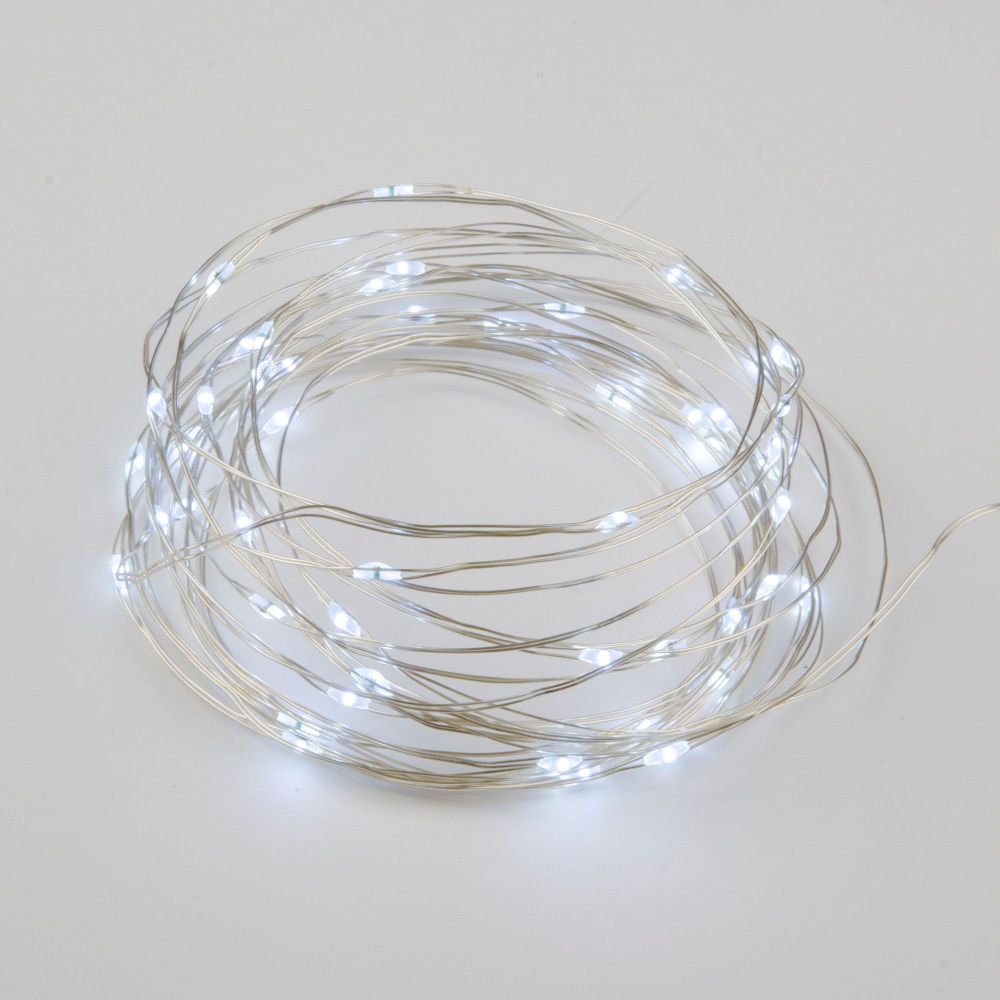 ULD-S0200-020-SСB-2AA WHITE IP20 DEW Гирлянда светодиодная Роса на батарейках 2AA не в-к. 2м. 20 светодиодов. Белый свет. Провод медный. TM Uniel