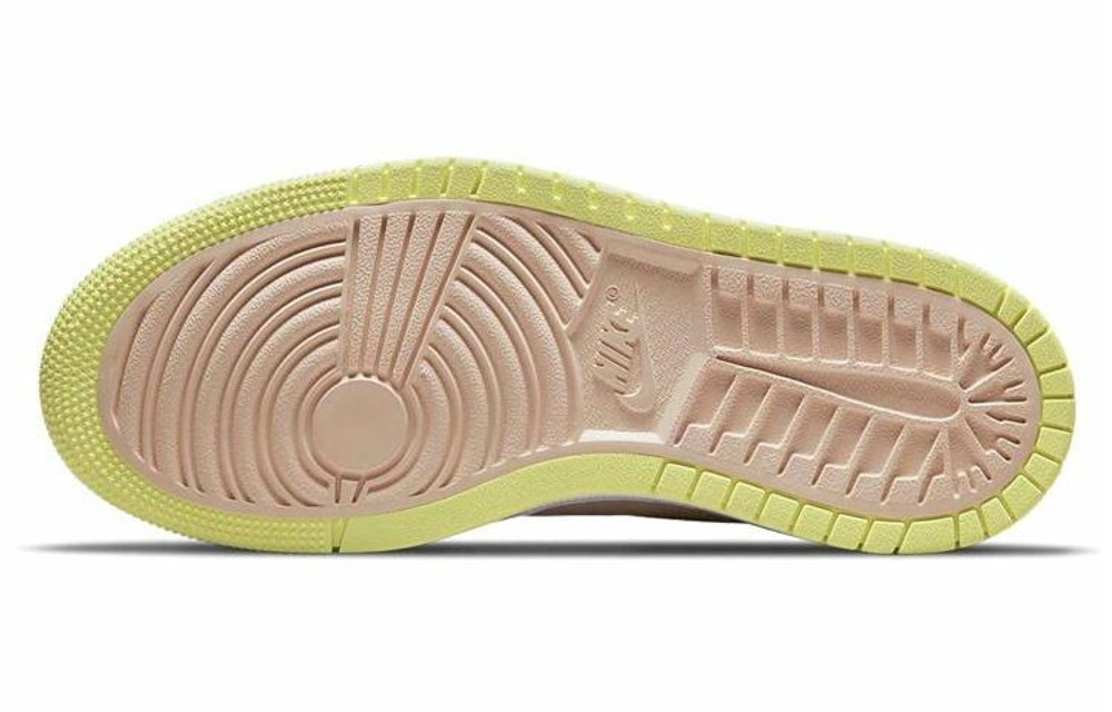 Кроссовки Jordan Air Jordan 1 High Zoom Air Cmft "Lemon Twist" (Женская размерная сетка)